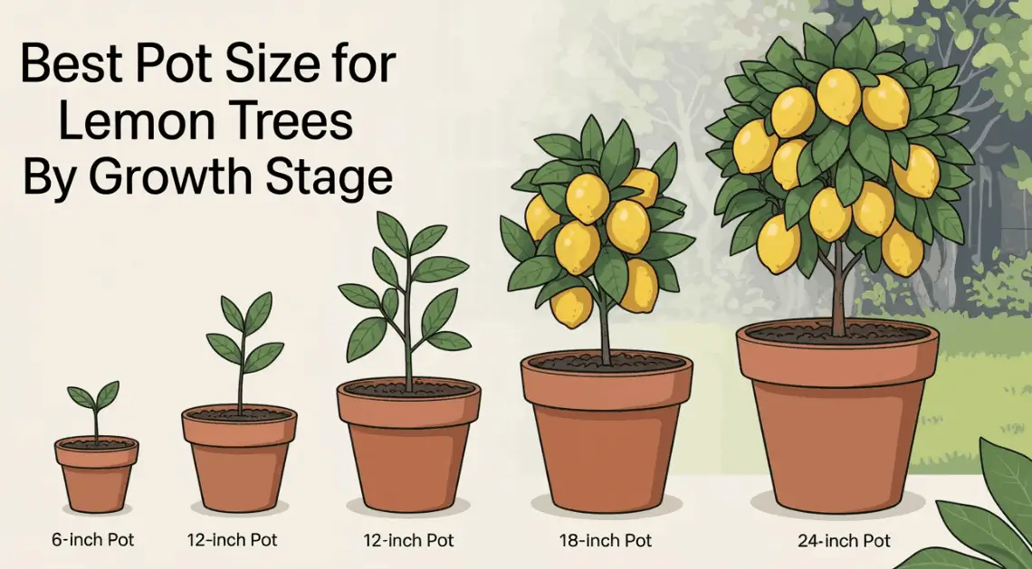 Best Pot Size for Lemon Trees
