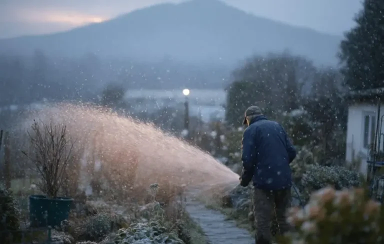 Watering Fruit Trees in Winter