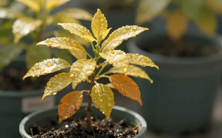 Curling Leaves on Potted Fruit Trees