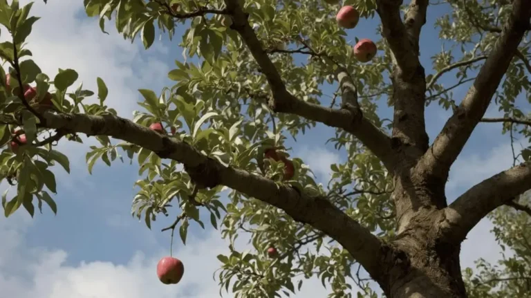 Heat stress in container fruit trees