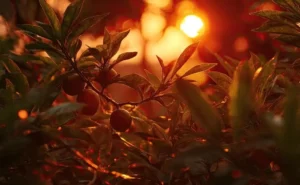 Sun Scorch on Potted Fruit Trees