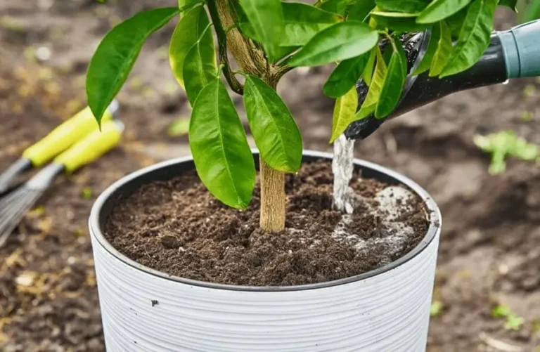 Watering Citrus Trees in Containers