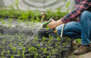 Watering Large Container Fruit Trees