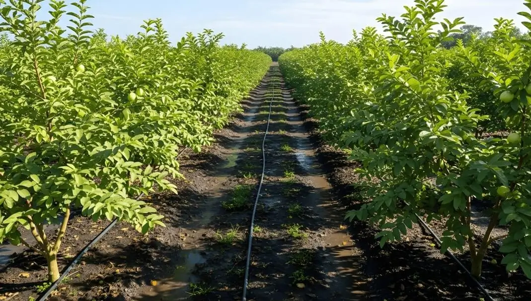 Watering Young vs Mature Fruit Trees