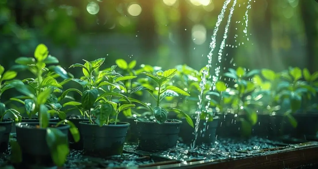 Watering fig trees in containers