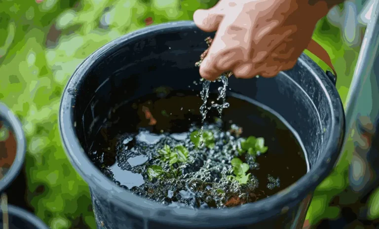 fix waterlogged soil in pots