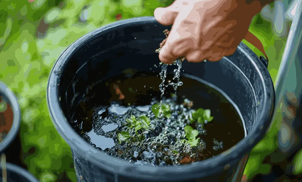 fix waterlogged soil in pots