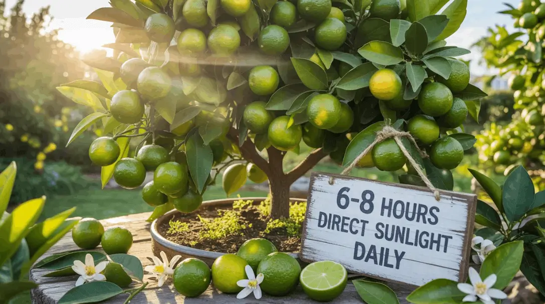 how to grow a lime tree in a pot