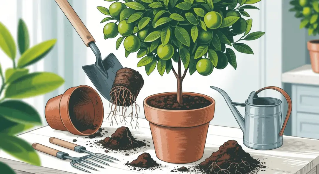 When and How to Repot Your Lime Tree