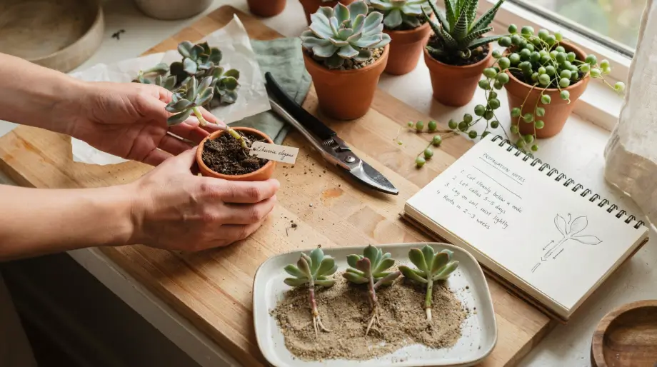how to propagate succulents